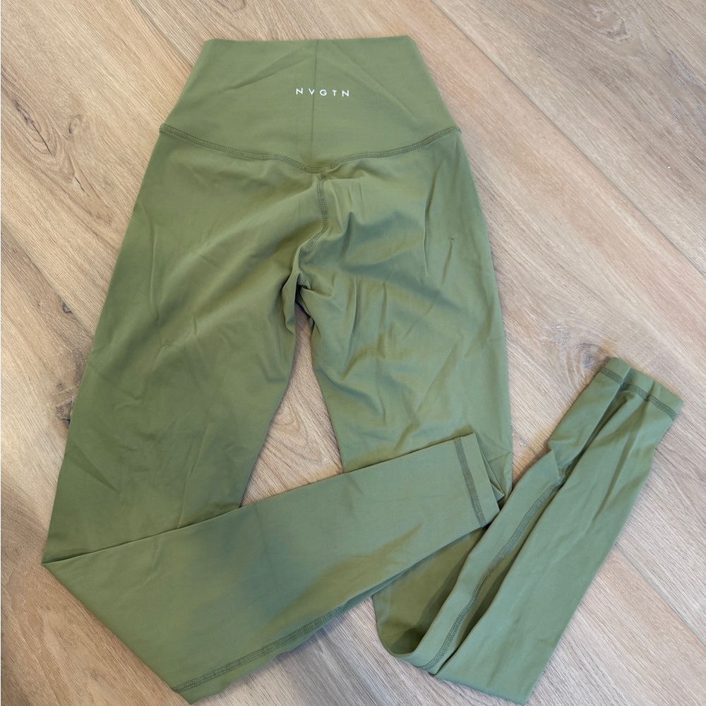 NVGTN Sage Green High-Waisted Leggings